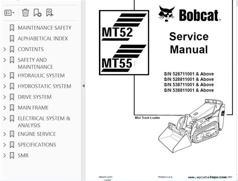 bobcat mt55 specs|bobcat mt55 owners manual.